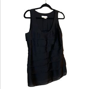 Michael Michael Kors black tiered tank top